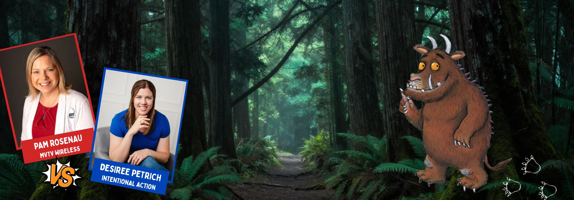 Gruffalo Walk 2026: Pam Rosenau versus Desiree Petrich